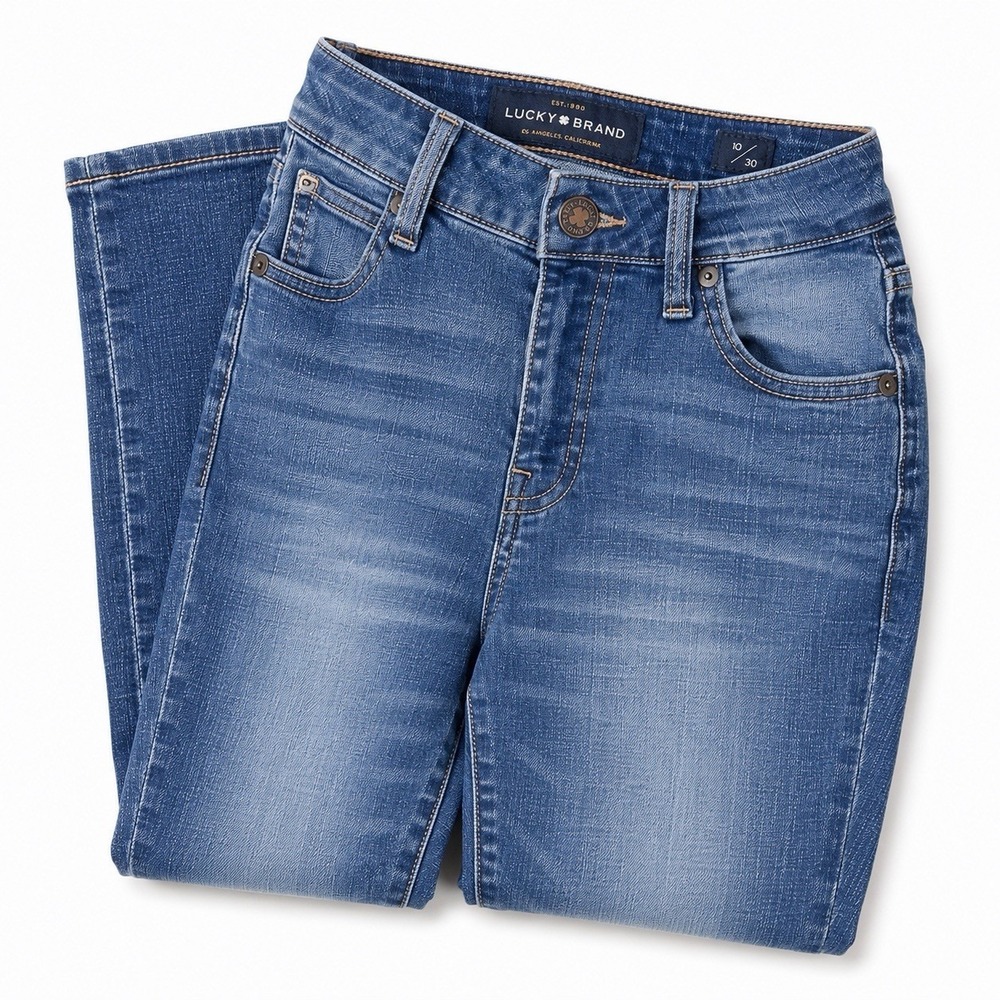 Lucky Brand Lolita Skinny Jeans Women's 10/30 Light Wash Stretch Denim Mid Rise